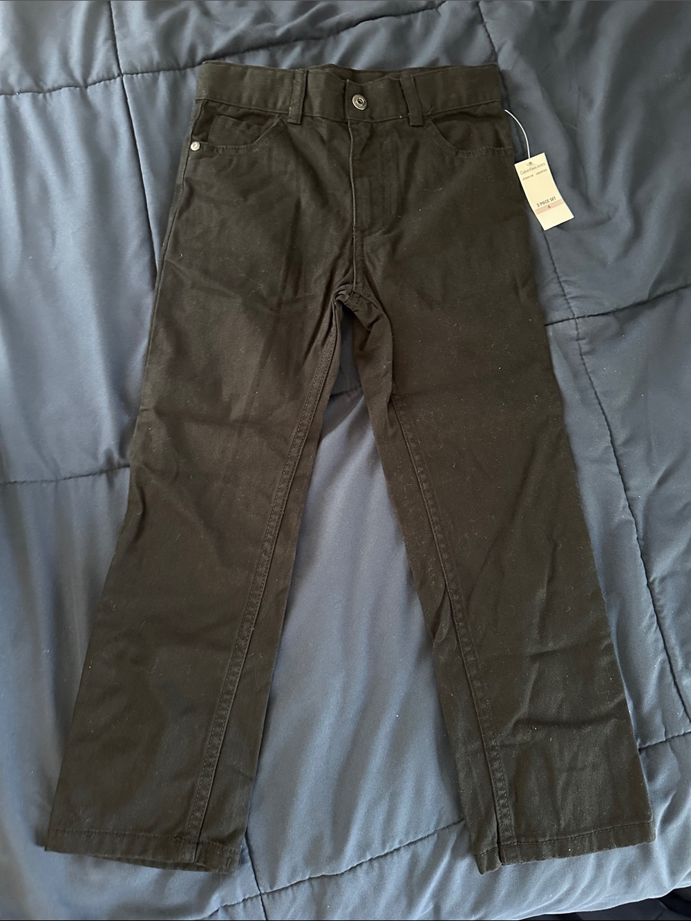 Calvin Klein Jeans Black Straight Chinos
